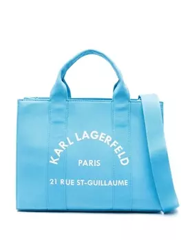 Karl Lagerfeld сумка-тоут Rue St-Guillaume среднего размера, синий