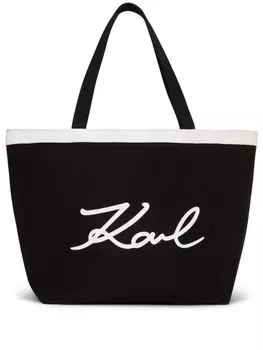 Karl Lagerfeld сумка-тоут Signature, черный