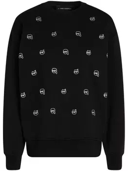Karl Lagerfeld толстовка Ikonik 2.0, черный
