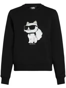 Karl Lagerfeld толстовка Ikonik 2.0 Choupette, черный