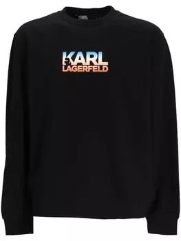 Karl Lagerfeld толстовка с логотипом, черный