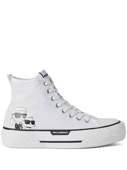 Karl Lagerfeld высокие кроссовки Ikonik NFT Kampus Max III, белый