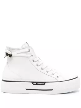 Karl Lagerfeld высокие кроссовки Kampus Max III, белый