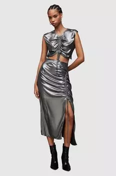 Карла юбка AllSaints, серый