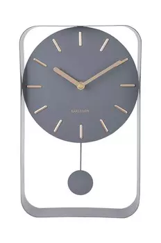 Карлссон настенные часы Karlsson, серый