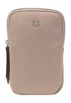 Карман для смартфона, съемный плечевой ремень, эмблема, однотонный GERRY WEBER, цвет Fungi Gesamt Breite Tiefe