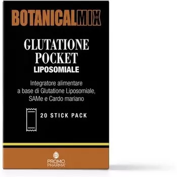 Карманная Добавка с глутатионом Botanical Mix для очищения тела и антиоксидантами с глутатионом 20 палочек Promopharma