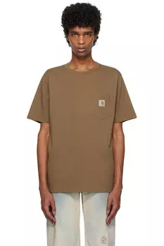 Карманная футболка Carhartt Work In Progress, цвет coconut