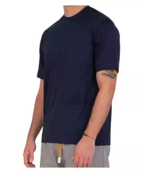 Карманная футболка из ткани фило скозия Circolo 1901, синий