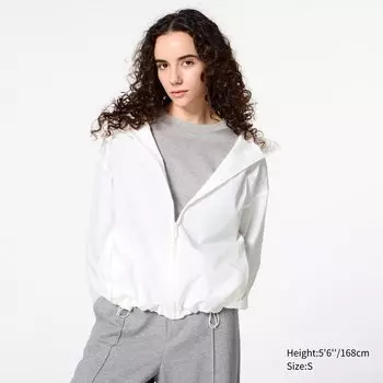 Карманная парка с защитой от ультрафиолета UNIQLO, белый