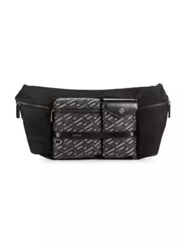 Карманная поясная сумка Versace, черный