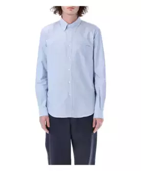 Карманная рубашка – стильно и функционально Aspesi, синий