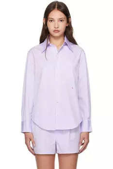 Карманная рубашка в стиле 70-х Hommegirls, цвет lavender stripe