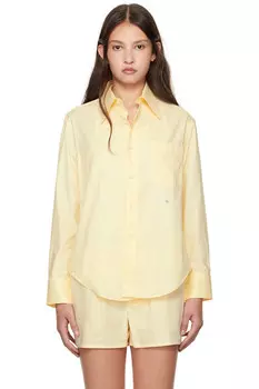 Карманная рубашка в стиле 70-х Hommegirls, желтый