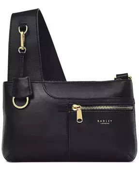 Карманная сумка 2.0 Small Leather Ziptop Crossbody Radley London, черный