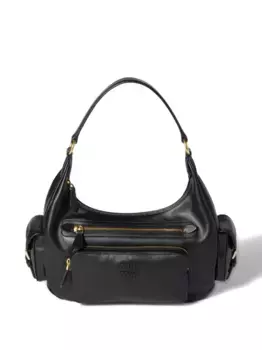 Карманная сумка через плечо MIU MIU, черный