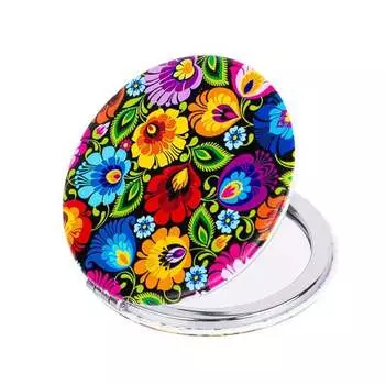 Карманное зеркало, Wzory owickie, Черный Folkstar