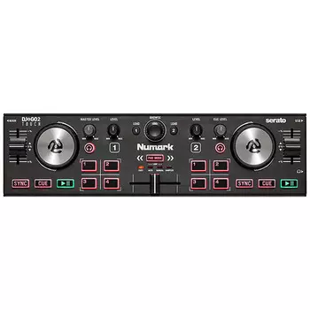 Карманный диджейский контроллер Numark DJ2GO2 Touch с емкостными сенсорными джогами Numark DJ2GO2 Touch Pocket DJ Controller with Touch-Capacitive Jog Wheels