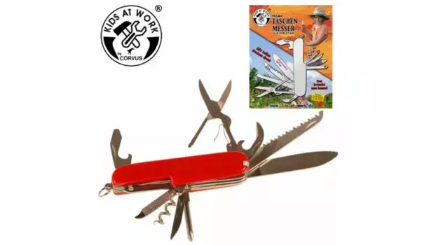 Карманный нож Corvus, круглый заостренный