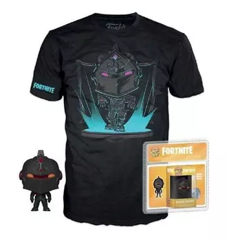 Карманный ПОП Funko! И футболка, комплект, Fortnite, Black Knight, XL Funko POP!