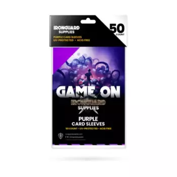 Карманы для карт – фиолетовый (50), Card Sleeves & Protection (Ironguard Supplies)
