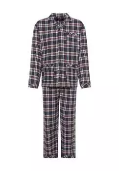 Карманы на пуговицах в пижаме Dunmore, красный