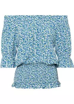 Кармен блузка Bodyflirt, синий