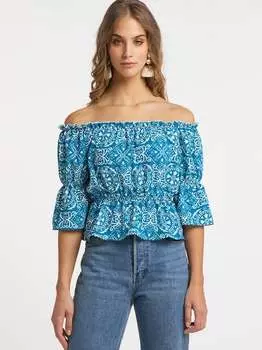 Кармен блузка Izia, синий