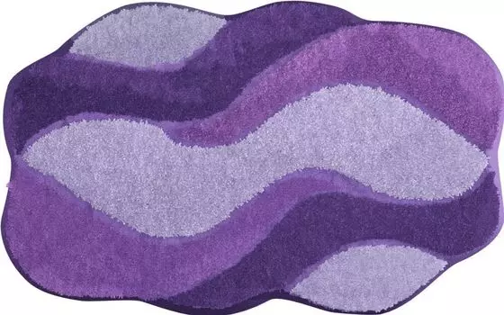 КАРМЕН Коврик для ванной 60x100 см сиреневый GRUND, фиолетовый