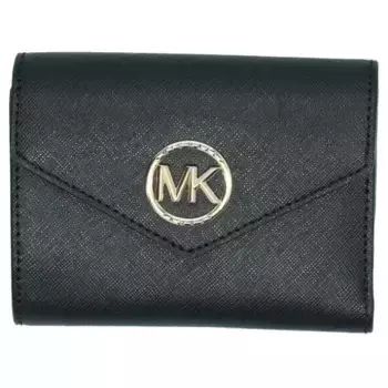 Кармен кожаный кошелек Michael Kors, черный