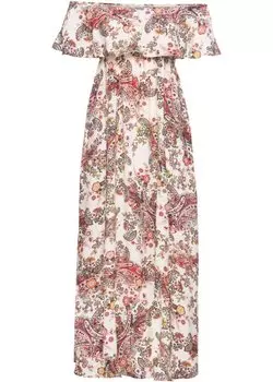 Кармен платье Bodyflirt, бежевый