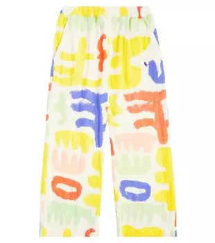 Карнавальные брюки из хлопка Bobo Choses, белый