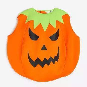 Карнавальный костюм H&M Pumpkin, оранжевый/черный/зеленый