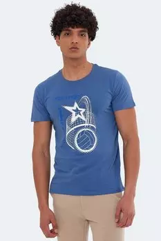 KARNEN Мужская футболка Индиго SLAZENGER