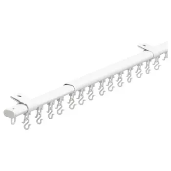 Карниз, 1 направляющая + планеры, белый, 100-180 см, FRAMFUSIG IKEA