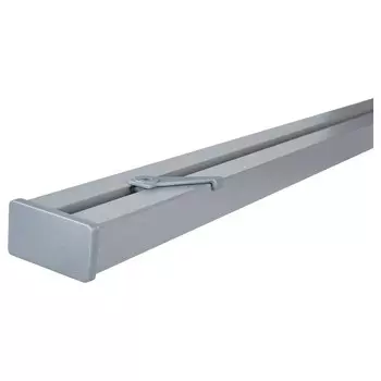 Карниз, 3 направляющие, с потолочным креплением/серебристый, 140 см, VIDGA IKEA