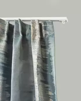 Карниз для штор GARESA "100", 1 направляющая, желаемая длина, простая внутренняя направляющая из алюминия, выдвижная, потолочный монтаж 510 см, белый