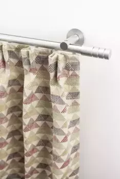 Карниз для штор GARESA "EASY", 1 направляющая, желаемая длина 65х150 см, 20 мм, цвет silberfarben