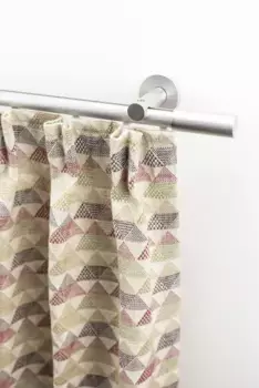 Карниз для штор GARESA "EASY", 1 направляющая, желаемая длина, внутренняя направляющая комплекта штор, выдвижная, настенный монтаж, алюминий 53х270 см, 20 мм, цвет silberfarben