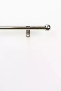 Карниз для штор GARESA "Look", 1 направляющая, желаемая длина, желаемая длина, без колец 310 см, цвет edelstahlfarben