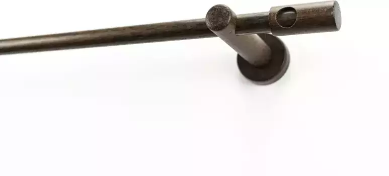 Карниз для штор GARESA "PANDRI", 1 направляющая, желаемая длина 290 см, 20 мм, цвет nussbaum