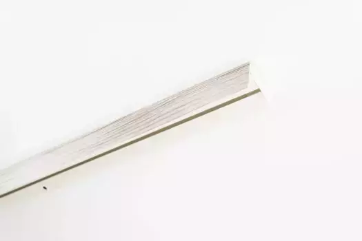 Карниз для штор GARESA "Пластиковый карниз с крышкой", 1 направляющая, желаемая длина, потолочный монтаж, выдвижной, легкий монтаж, простой 170 см, пепельный