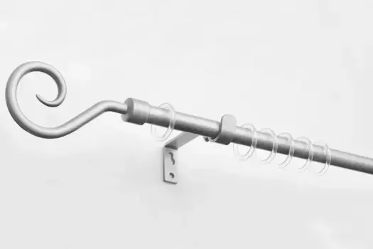 Карниз для штор Heine для дома, фиксированный размер Heine home 200 см, цвет silberfarben