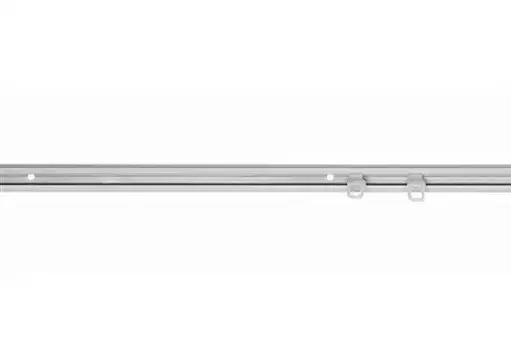 Карниз для штор Indeko "Пескара", 1 направляющая, фиксированного размера, полный комплект внутренней направляющей, включая планеры и крепежный материал 160 см, цвет silberfarben