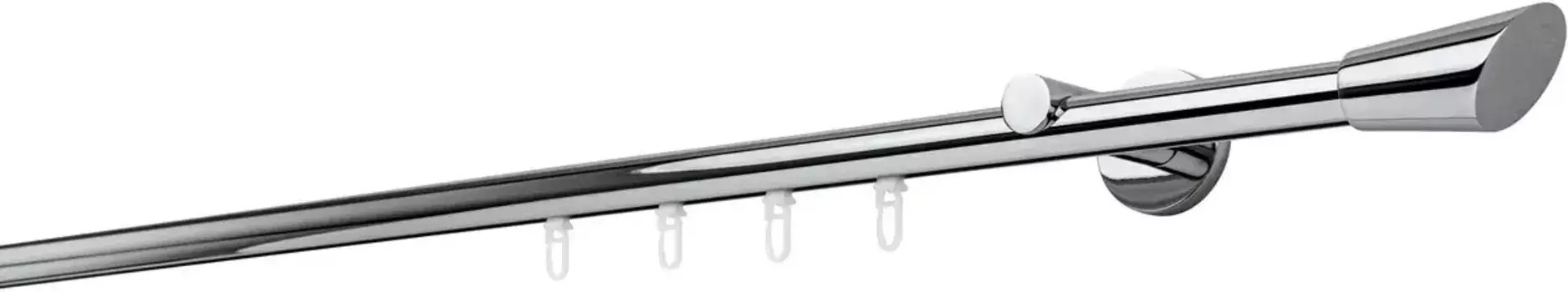 Карниз для штор mydeco "20 мм Настенный кронштейн Rag 6,5 см", фиксированный размер 280 см, цвет chromfarben