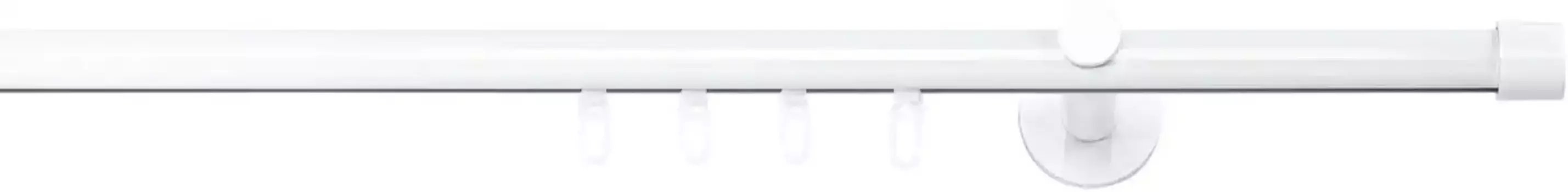 Карниз для штор mydeco "Cap function 20mm", 1 направляющая, фиксированный размер 380 см, белый