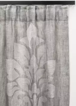 Карниз GARESA "160", 1 направляющая, желаемая длина, простая внутренняя направляющая из алюминия, выдвижная, потолочный монтаж 1,6х540 см, черный