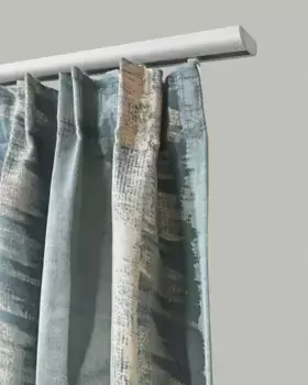 Карниз GARESA "400", 1 направляющая, желаемая длина, алюминиевая направляющая, простая, потолочный монтаж, выдвижная 500 см, цвет aluminiumfarben/natur