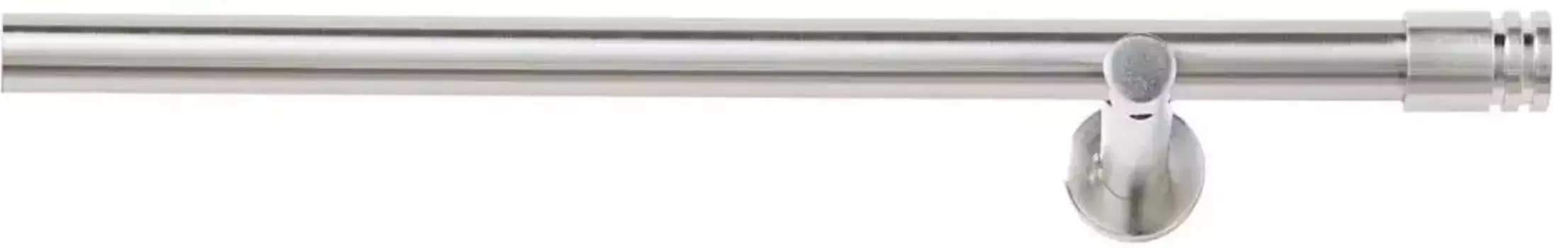 Карниз Good Life "Mira", 1 направляющая, фиксированного размера 480 см, 20 мм, цвет edelstahlfarben