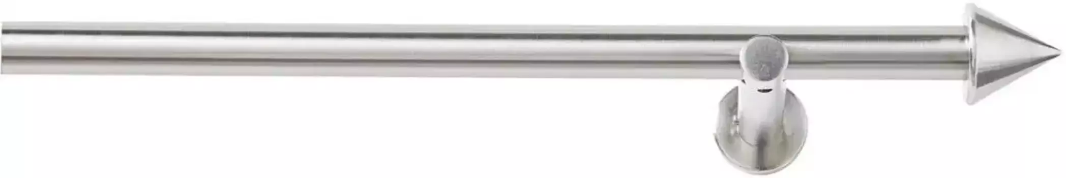 Карниз Good Life "Punta", 1 направляющая, фиксированного размера 120 см, 20 мм, цвет edelstahlfarben